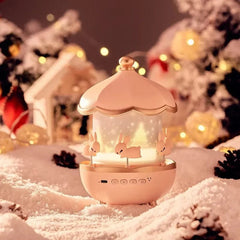 Kids Space Rotating Night Light Projector – USB Rechargeable LED Lamp