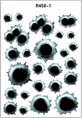 Simulation Bullet Hole Car Sticker,