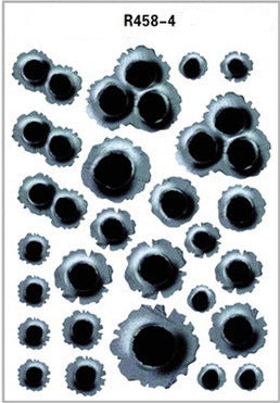 Simulation Bullet Hole Car Sticker,