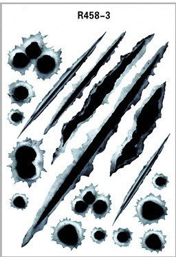 Simulation Bullet Hole Car Sticker,