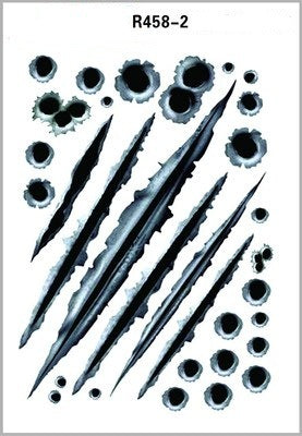 Simulation Bullet Hole Car Sticker,