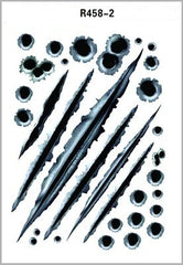Simulation Bullet Hole Car Sticker,