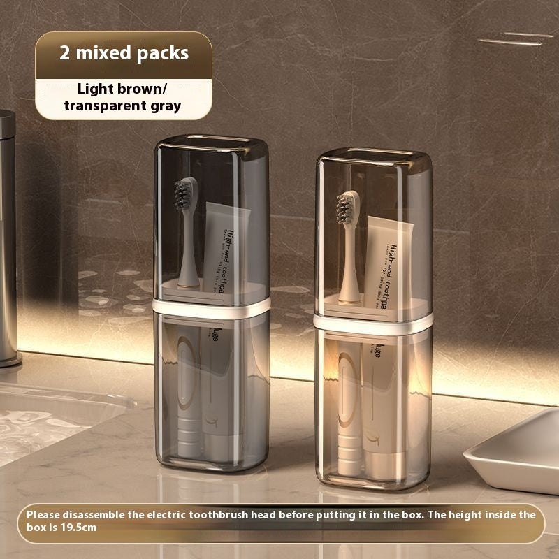 Travel Mouthwash Cup Toothbrush Storage Box Essential Tool For Traveling