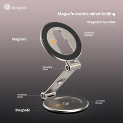 Professional Photography Cold Shoe-Port Accessories Mobile Phone Double Magnetic Bracket