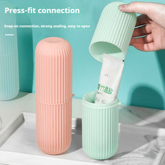 Travel Mouthwash Cup Toothbrush Storage Box Essential Tool For Traveling