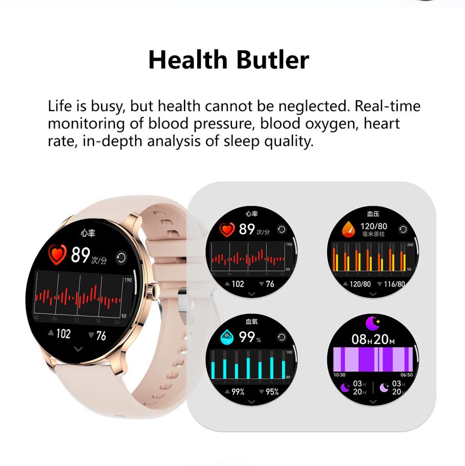 Ultra Slim Smart Watch For Men Women