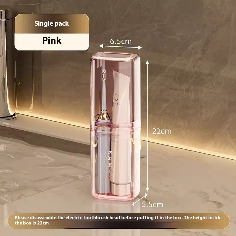 Travel Mouthwash Cup Toothbrush Storage Box Essential Tool For Traveling