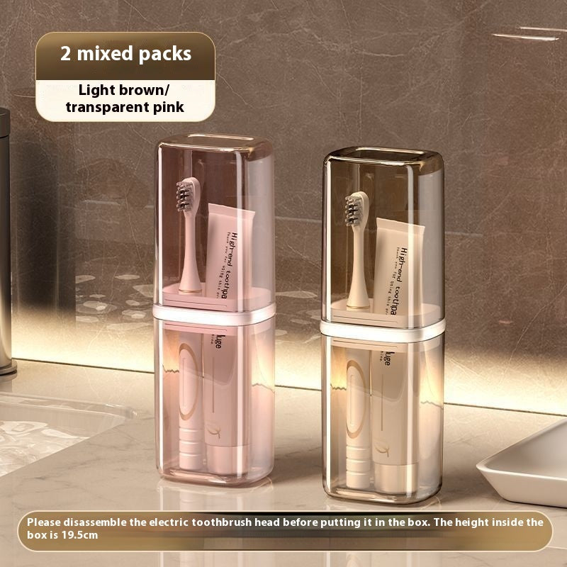 Travel Mouthwash Cup Toothbrush Storage Box Essential Tool For Traveling