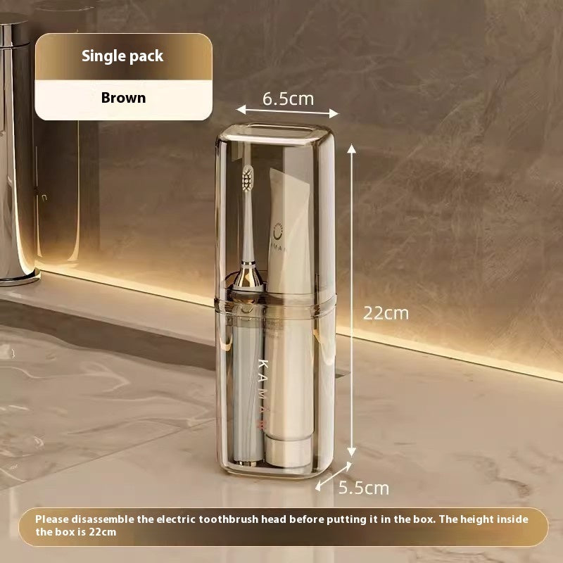 Travel Mouthwash Cup Toothbrush Storage Box Essential Tool For Traveling