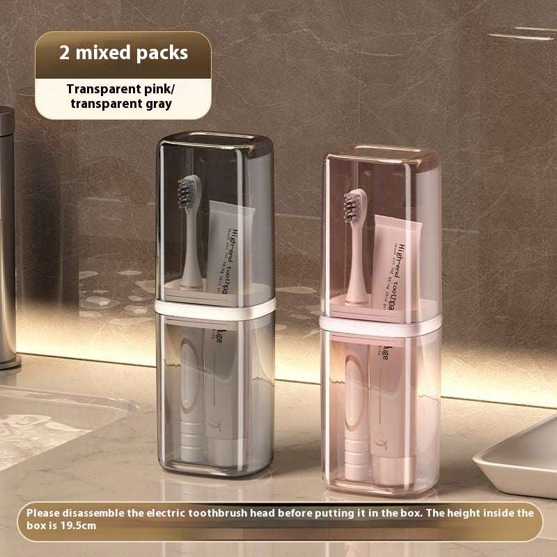 Travel Mouthwash Cup Toothbrush Storage Box Essential Tool For Traveling